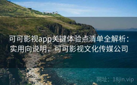 可可影视app关键体验点清单全解析：实用向说明，可可影视文化传媒公司