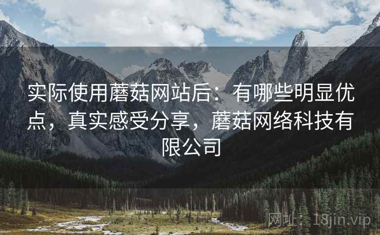 实际使用蘑菇网站后:有哪些明显优点,真实感受分享,蘑菇网络科技有限公司 实际使用蘑菇网站后:有哪些明显优点,真实感受分享,蘑菇网络科技有限公司